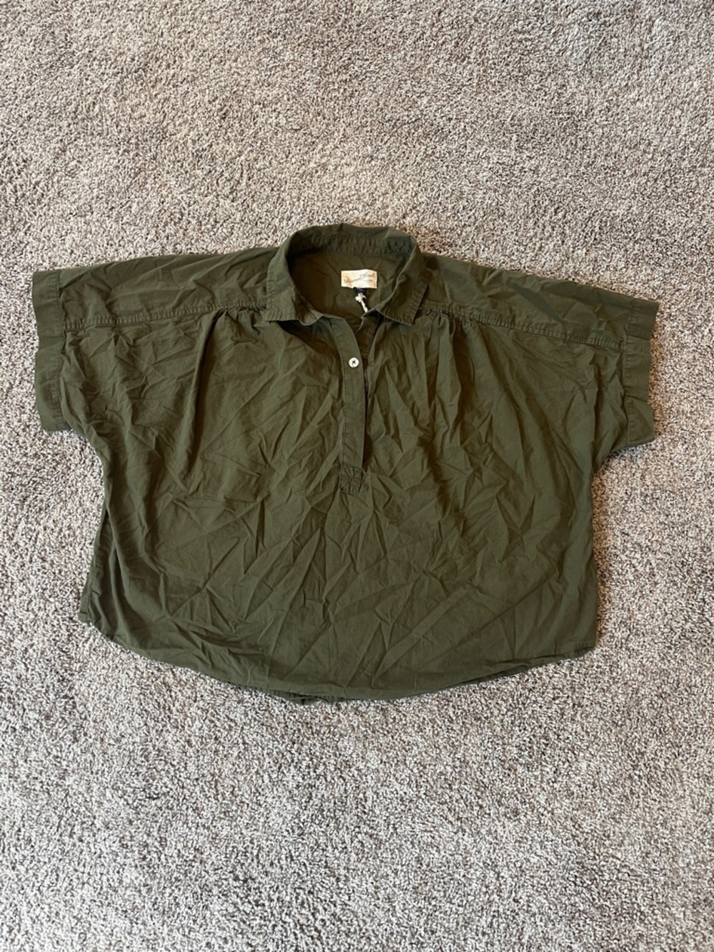 Universal Thread Olive Short-Sleeve Polo
